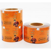 Laminated material plastic sachet packaging aluminum film roll