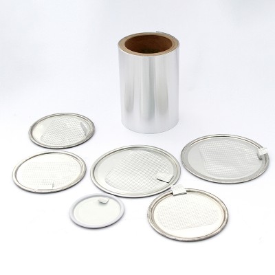 peel off easy open Lacquered Sealing Milk Powder Can tin packaging Aluminium Tagger Foil lids