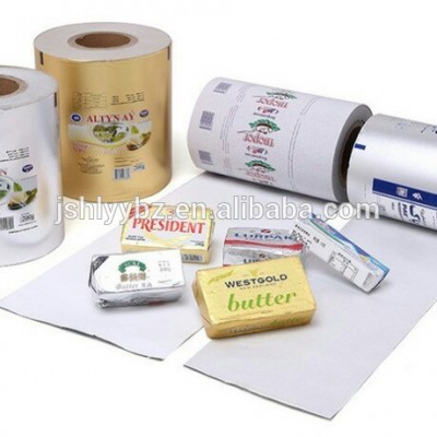 4 layers aluminum foil wrapping paper for margarine butter packaging