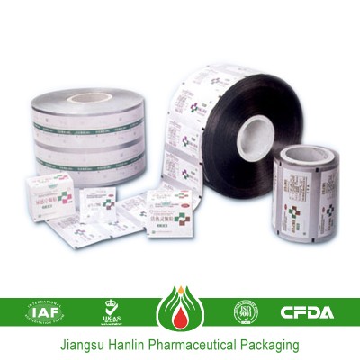 medicine capsule packing use aluminium foil paper